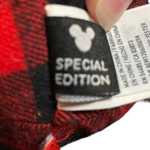 Disney Mickey Mouse X AE American Eagle Special Edition 12” Plush Doll Red Plaid - Picture 8 of 10